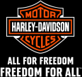 MOTOR HARLEY-DAVIDSON CYCLES ALL FOR FREEDOM | FREEDOM FOR ALL